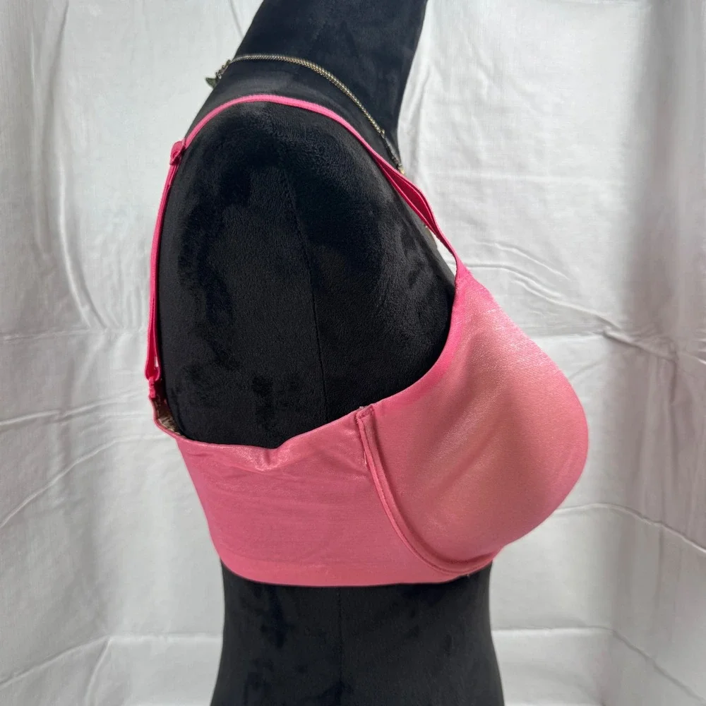 Women's Victoria's Secret Pink Shimmer Lined Perfect Coverage Bra 36DD